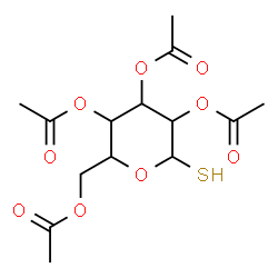 ChemSpider 2D Image | 2,3,4,6-Tetra-O-acetyl-1-thiohexopyranose | C14H20O9S