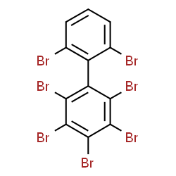 ChemSpider 2D Image | 2,2',3,4,5,6,6'-Heptabromobiphenyl | C12H3Br7