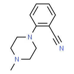 ChemSpider 2D Image | 2-(4-Methyl-1-piperazinyl)benzonitrile | C12H15N3
