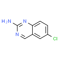 ChemSpider 2D Image | 6-Chloro-2-quinazolinamine | C8H6ClN3