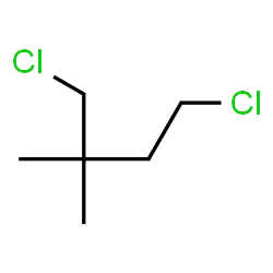 ChemSpider 2D Image | 1,4-Dichloro-2,2-dimethylbutane | C6H12Cl2