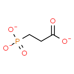 ChemSpider 2D Image | 3-Phosphonatopropanoate | C3H4O5P
