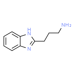 ChemSpider 2D Image | 3-(1H-Benzimidazol-2-yl)-1-propanamine | C10H13N3