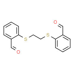 ChemSpider 2D Image | 2,2'-(1,2-Ethanediyldisulfanediyl)dibenzaldehyde | C16H14O2S2