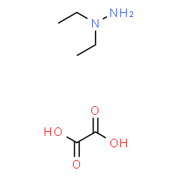 ChemSpider 2D Image | 1,1-Diethylhydrazine ethanedioate (1:1) | C6H14N2O4