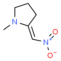 ChemSpider 2D Image | 1-Methyl-2-nitromethylene-pyrrolidine | C6H10N2O2