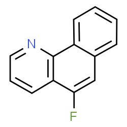 ChemSpider 2D Image | 5-Fluorobenzo(h)quinoline | C13H8FN