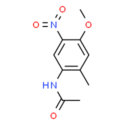 ChemSpider 2D Image | N-(4-Methoxy-2-methyl-5-nitrophenyl)acetamide | C10H12N2O4