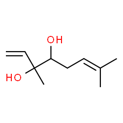 ChemSpider 2D Image | 3,7-Dimethyl-1,6-octadiene-3,4-diol | C10H18O2