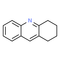 ChemSpider 2D Image | 1,2,3,4-Tetrahydroacridine | C13H13N