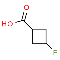 ChemSpider 2D Image | 3-Fluorocyclobutanecarboxylic acid | C5H7FO2
