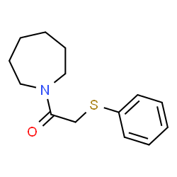 ChemSpider 2D Image | 1-Azepan-1-yl-2-phenylsulfanyl-ethanone | C14H19NOS
