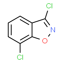 ChemSpider 2D Image | 3,7-Dichloro-1,2-benzoxazole | C7H3Cl2NO