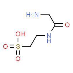 ChemSpider 2D Image | 2-(Glycylamino)ethanesulfonic acid | C4H10N2O4S