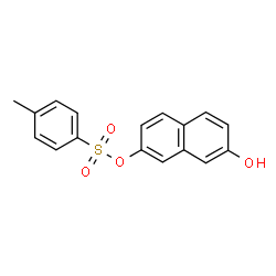 ChemSpider 2D Image | 7-Hydroxy-2-naphthyl 4-methylbenzenesulfonate | C17H14O4S