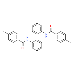 ChemSpider 2D Image | N,N'-2,2'-Biphenyldiylbis(4-methylbenzamide) | C28H24N2O2