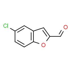 ChemSpider 2D Image | 5-Chloro-1-benzofuran-2-carbaldehyde | C9H5ClO2