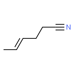 ChemSpider 2D Image | (4E)-4-Hexenenitrile | C6H9N