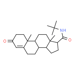ChemSpider 2D Image | N-(2-Methyl-2-propanyl)-3-oxoandrost-4-ene-17-carboxamide | C24H37NO2