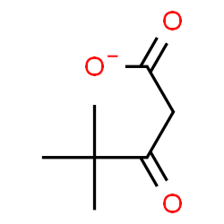 ChemSpider 2D Image | 4,4-Dimethyl-3-oxopentanoate | C7H11O3