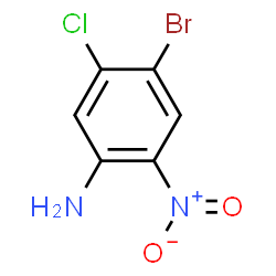 ChemSpider 2D Image | 4-Bromo-5-chloro-2-nitroaniline | C6H4BrClN2O2