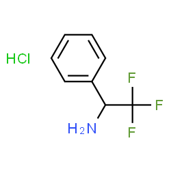 ChemSpider 2D Image | 2,2,2-Trifluoro-1-phenyl-ethylamine hydrochloride | C8H9ClF3N