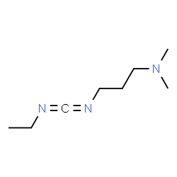 ChemSpider 2D Image | N-[3-(Dimethylamino)propyl]-N'-ethylcarbodiimide | C8H17N3