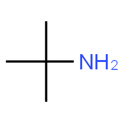 ChemSpider 2D Image | 2-Methyl-2-propanamine | C4H11N