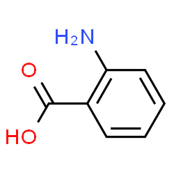ChemSpider 2D Image | 2-Aminobenzoic acid | C7H7NO2