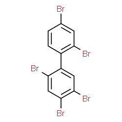 ChemSpider 2D Image | 2,2',4,4',5-Pentabromobiphenyl | C12H5Br5