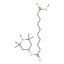 ChemSpider 2D Image | Methyl 1,2,2,6,6-pentamethyl-4-piperidyl sebacate | C21H39NO4