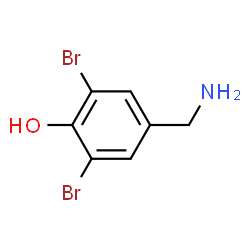 ChemSpider 2D Image | 3,5-Dibromo-4-hydroxybenzylamine | C7H7Br2NO