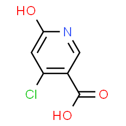 ChemSpider 2D Image | 4-Chloro-6-hydroxynicotinic acid | C6H4ClNO3