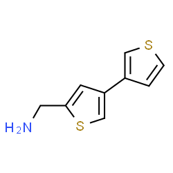 ChemSpider 2D Image | 1-(3,3'-Bithiophen-5-yl)methanamine | C9H9NS2
