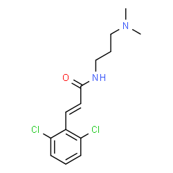 ChemSpider 2D Image | (2E)-3-(2,6-Dichlorophenyl)-N-[3-(dimethylamino)propyl]acrylamide | C14H18Cl2N2O