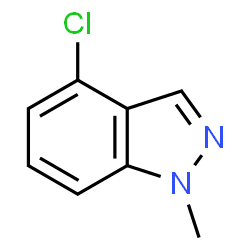 ChemSpider 2D Image | 4-Chloro-1-methyl-1H-indazole | C8H7ClN2