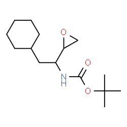 ChemSpider 2D Image | 2-Methyl-2-propanyl [2-cyclohexyl-1-(2-oxiranyl)ethyl]carbamate | C15H27NO3