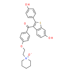 ChemSpider 2D Image | Raloxifene N-Oxide | C28H27NO5S