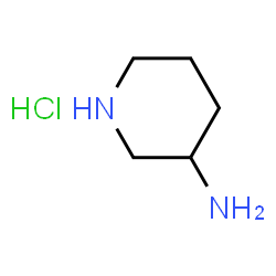 ChemSpider 2D Image | 3-Piperidinamine hydrochloride | C5H13ClN2