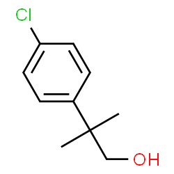 ChemSpider 2D Image | 2-(4-chlorphenyl)-2-methylpropanol | C10H13ClO