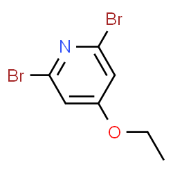 ChemSpider 2D Image | 2,6-Dibromo-4-ethoxypyridine | C7H7Br2NO