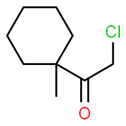 ChemSpider 2D Image | 2-Chloro-1-(1-methylcyclohexyl)ethanone | C9H15ClO