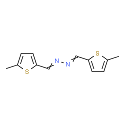 ChemSpider 2D Image | Bis[(5-methyl-2-thienyl)methylene]hydrazine | C12H12N2S2