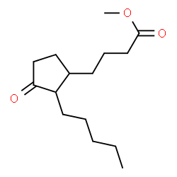 ChemSpider 2D Image | Methyl 4-(3-oxo-2-pentylcyclopentyl)butanoate | C15H26O3