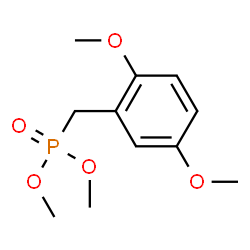 ChemSpider 2D Image | Dimethyl (2,5-dimethoxybenzyl)phosphonate | C11H17O5P