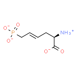 ChemSpider 2D Image | (2R,4E)-2-Ammonio-6-phosphonato-4-hexenoate | C6H10NO5P