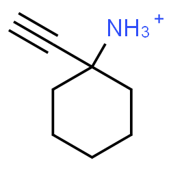 ChemSpider 2D Image | 1-Ethynylcyclohexanaminium | C8H14N