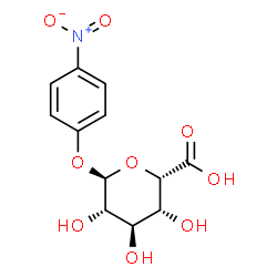 ChemSpider 2D Image | 4-Nitrophenyl alpha-D-idopyranosiduronic acid | C12H13NO9
