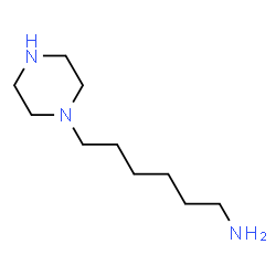 ChemSpider 2D Image | 6-(1-Piperazinyl)-1-hexanamine | C10H23N3