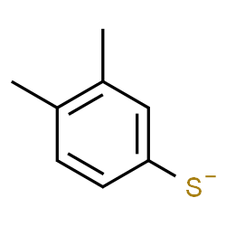 ChemSpider 2D Image | 3,4-Dimethylbenzenethiolate | C8H9S